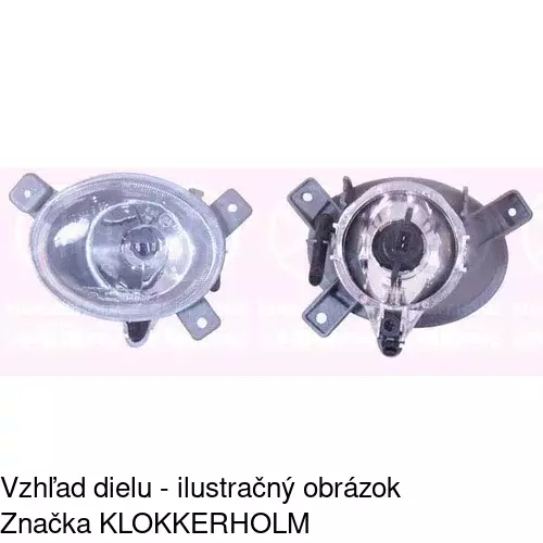 Hmlové svetlo - predné 906029-E /POLCAR/ - obr. 1