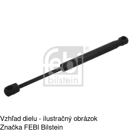 Plynová pružina 9082AS /POLCAR/ - obr. 1