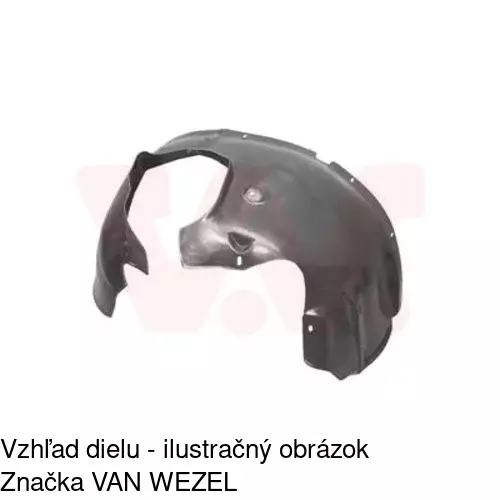 Podblatník (plast) 9501FL-1 /POLCAR/ - obr. 2