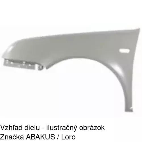 Predný blatník 951201 /POLCAR/ - obr. 1