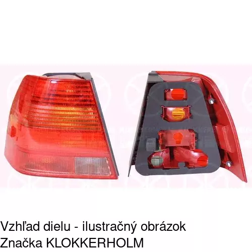 Zadné svetlo 9512873E /POLCAR/ - obr. 1