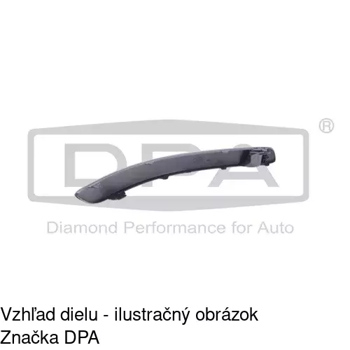 Lišta nárazníka 95130715 /POLCAR/ - obr. 1
