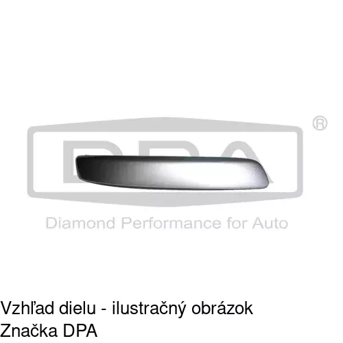 Lišta nárazníka 95130716 /POLCAR/ - obr. 1