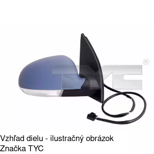 Rám vonkajšieho zrkadla 951354PE /POLCAR/ - obr. 1