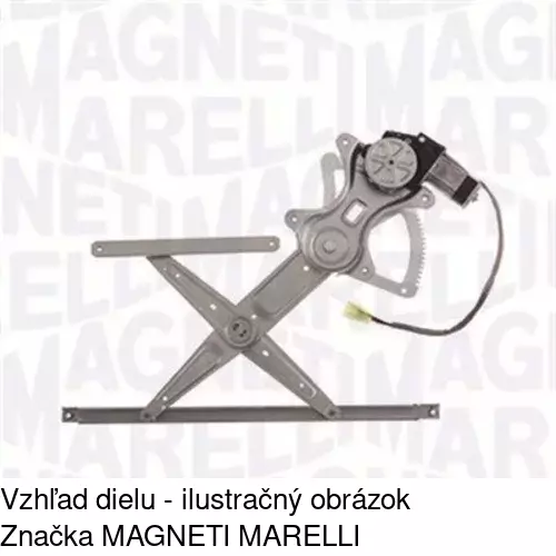 Mechanizmus sťahovania okna elektrický bez motora 9513PSG6 /POLCAR/ - obr. 1