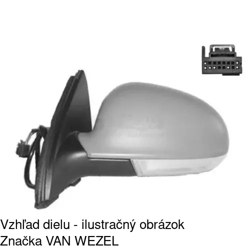 Vonkajšie zrkadlo 9514515M /POLCAR/ - obr. 1