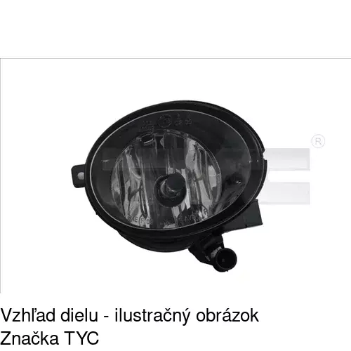 Hmlové svetlo - predné 951829-H /POLCAR/