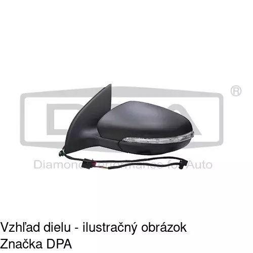 Rám vonkajšieho zrkadla 951854PE /POLCAR/ - obr. 2
