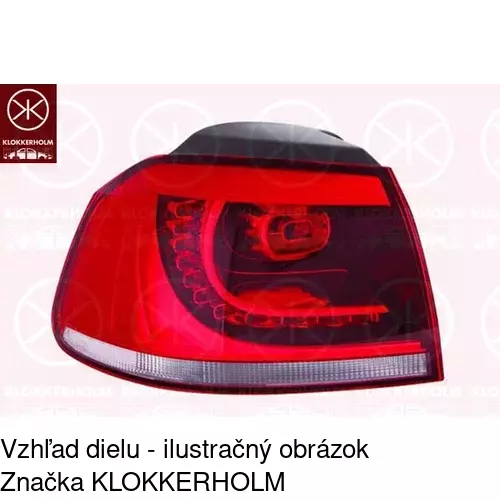 Zadné svetlo POLCAR 9518874H