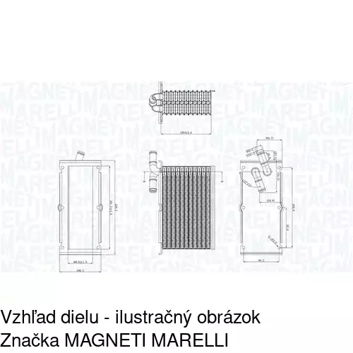 Chladiče vzduchu (Intercoolery) POLCAR 9518J81X