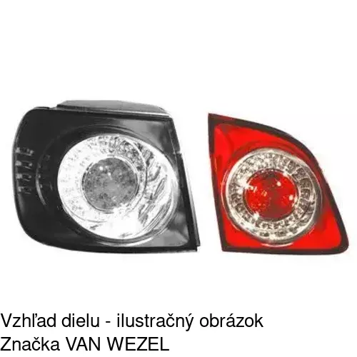 Zadné svetlo 9519871V /POLCAR/ - obr. 1