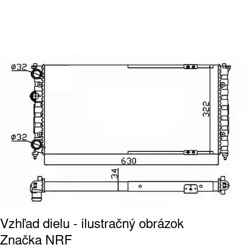 Chladiče vody POLCAR 952408-7