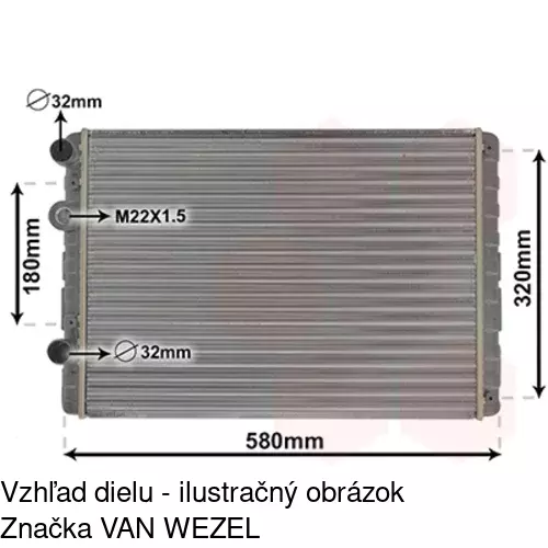 Chladiče vody 952408A2 /POLCAR/ - obr. 3
