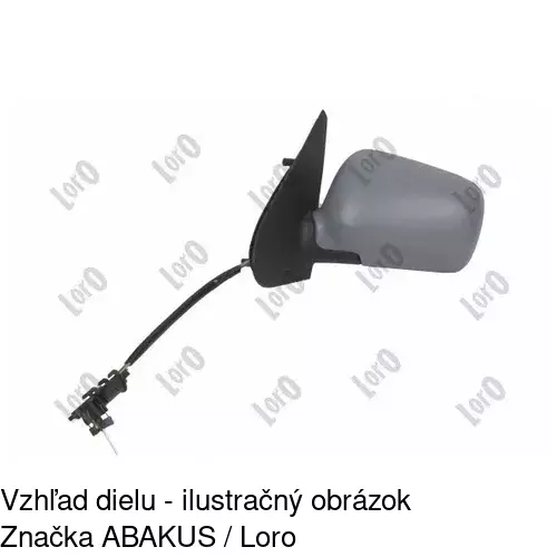 Vonkajšie zrkadlo 9524511E /POLCAR/ - obr. 5