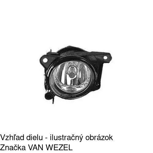 Hmlové svetlo - predné 952530-E /POLCAR/ - obr. 4