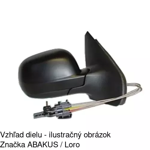 Vonkajšie zrkadlo 9525511E /POLCAR/ - obr. 3