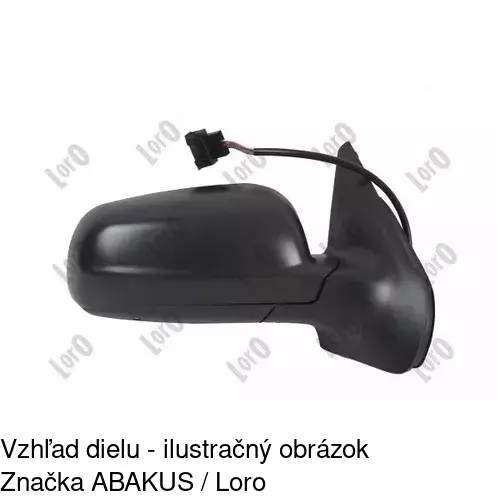 Vonkajšie zrkadlo 9525524E /POLCAR/ - obr. 3