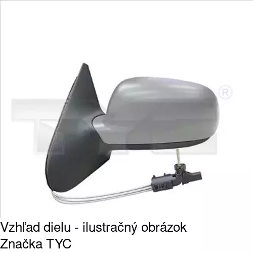 Rám vonkajšieho zrkadla 952554TM /POLCAR/ - obr. 4