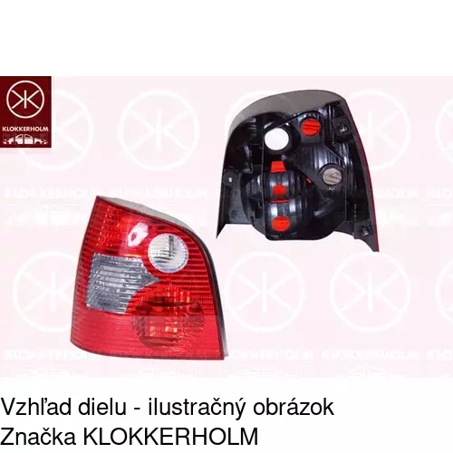 Zadné svetlo POLCAR 9526881S