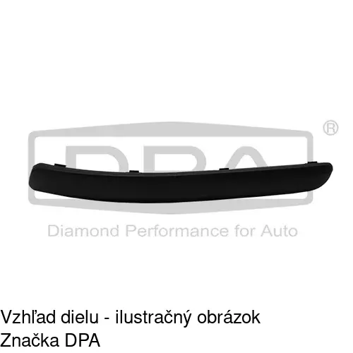 Lišta nárazníka 9527077J /POLCAR/ - obr. 1