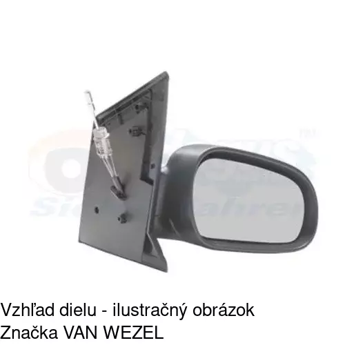 Rám vonkajšieho zrkadla 953055PM /POLCAR/ - obr. 4