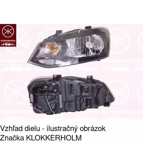 Hlavný reflektor 9533093E /POLCAR/ - obr. 3