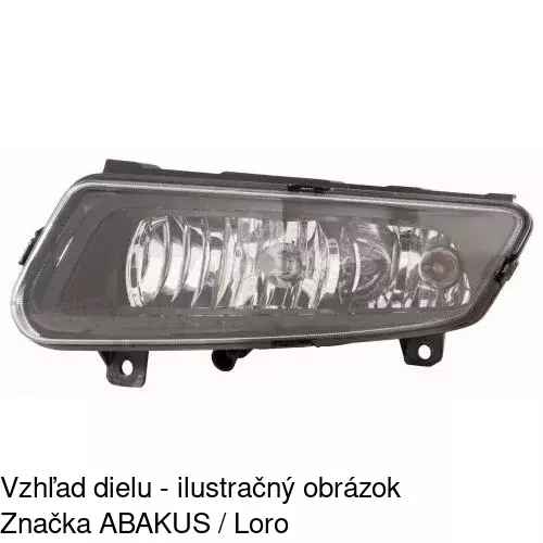 Hmlové svetlo - predné 9533298E /POLCAR/ - obr. 2