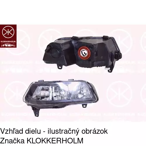 Hmlové svetlo - predné 953329BE /POLCAR/ - obr. 1