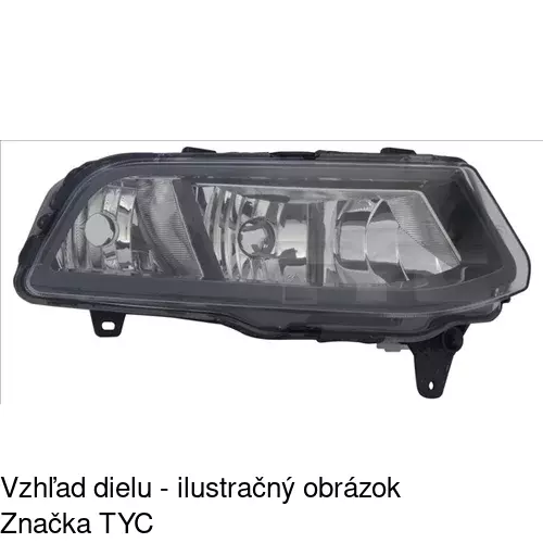 Hmlové svetlo - predné POLCAR 953330CE