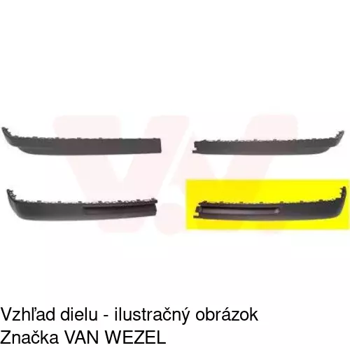 Spojler predného nárazníka 9538253R /POLCAR/ - obr. 1