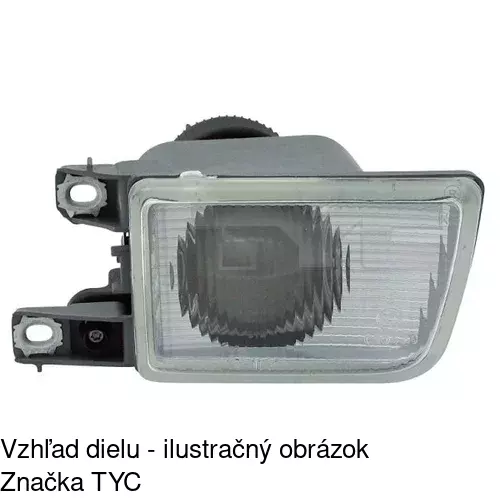 Hmlové svetlo - predné POLCAR 953829-E