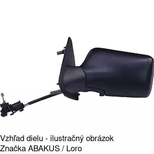 Vonkajšie zrkadlo 9538512M /POLCAR/ - obr. 2