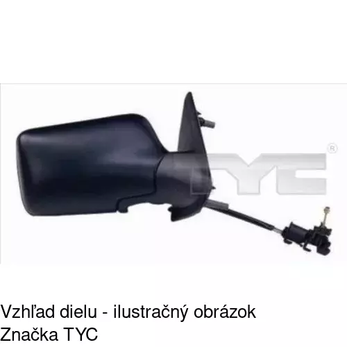 Vonkajšie zrkadlo 9538521E /POLCAR/ - obr. 3