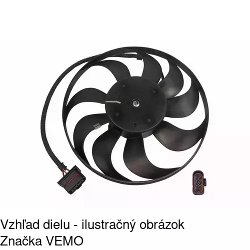 Ventilátor bez krytu / podpery 954123U7-Q /POLCAR/ - obr. 3