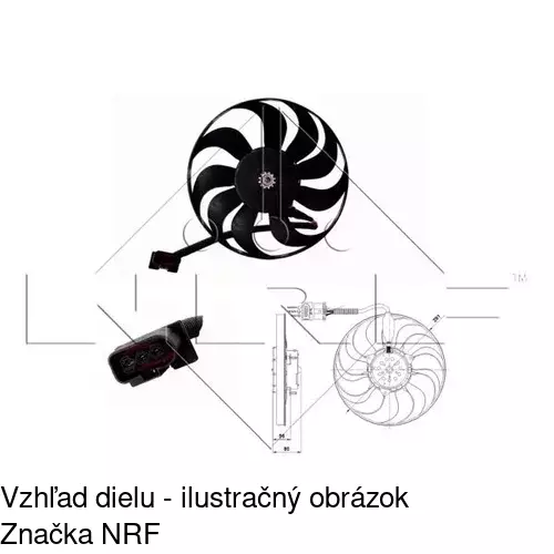 Ventilátor bez krytu / podpery 954123U7-Q /POLCAR/ - obr. 4