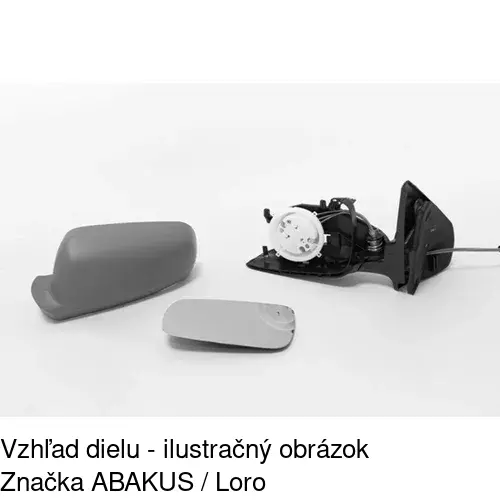 Rám vonkajšieho zrkadla 954154PM /POLCAR/ - obr. 5