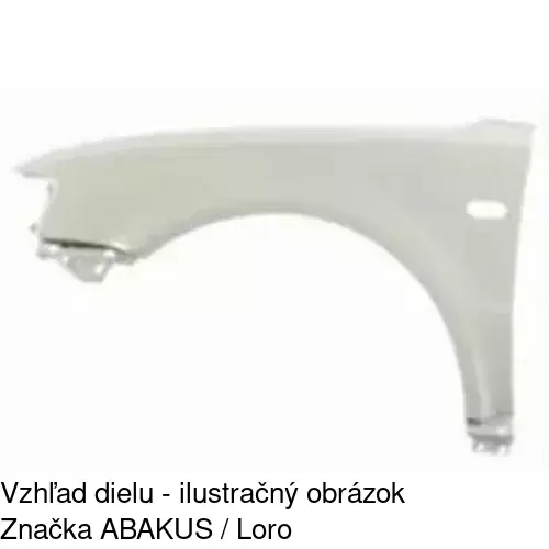 Predný blatník 954801 /POLCAR/ - obr. 1