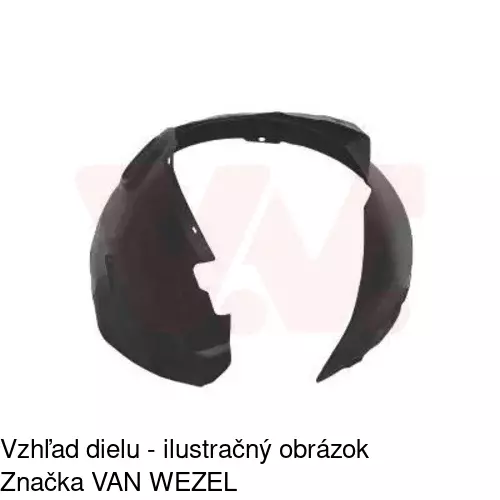Podblatník (plast) 9549FL1Q /POLCAR/ - obr. 1