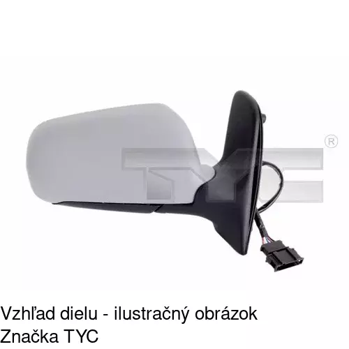 Vonkajšie zrkadlo 9550521M /POLCAR/ - obr. 1