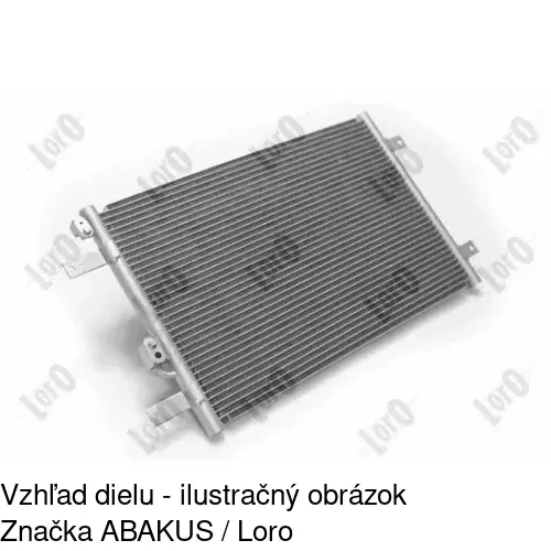 Chladiče klimatizácie 9550K8C2 /POLCAR/ - obr. 2
