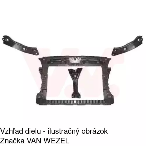 Držiak predného pásu 956304-2 /POLCAR/ - obr. 1