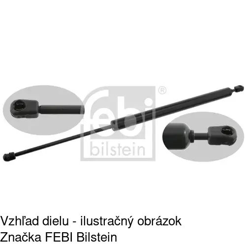 Plynová pružina 9566AB7 /POLCAR/ - obr. 1