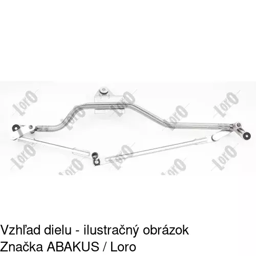 Náhon stieračov bez motora 9568MWP1 /POLCAR/ - obr. 4