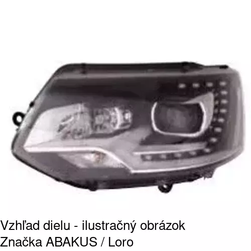 Hlavný reflektor 9569102U /POLCAR/ - obr. 3