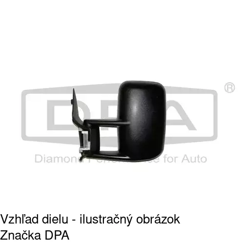 Vonkajšie zrkadlo 957151-M /POLCAR/ - obr. 2