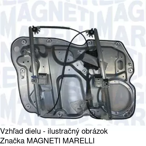 Mechanizmus sťahovania okna elektrický bez motora 9578PSG1 /POLCAR/ - obr. 4