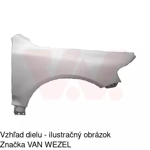 Predný blatník 958002 /POLCAR/ - obr. 1