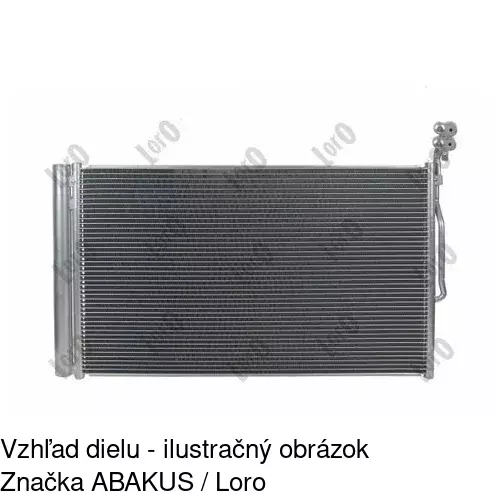Chladiče klimatizácie 9582K81X /POLCAR/ - obr. 1