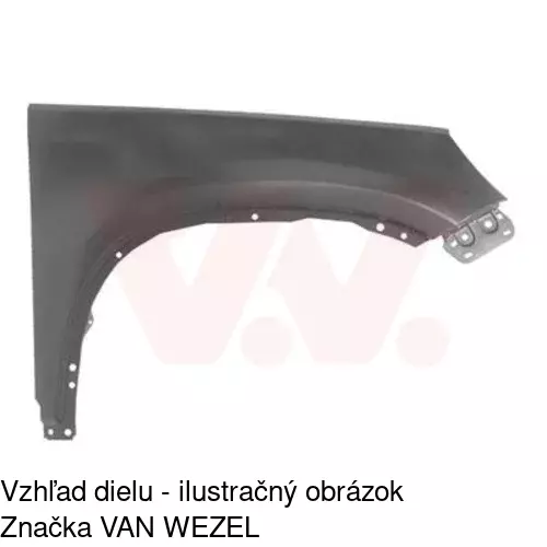 Predný blatník 958502 /POLCAR/ - obr. 2