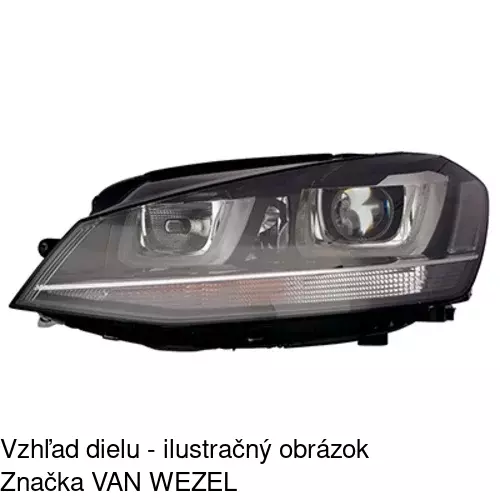 Hlavný reflektor 95C2092V /POLCAR/ - obr. 2